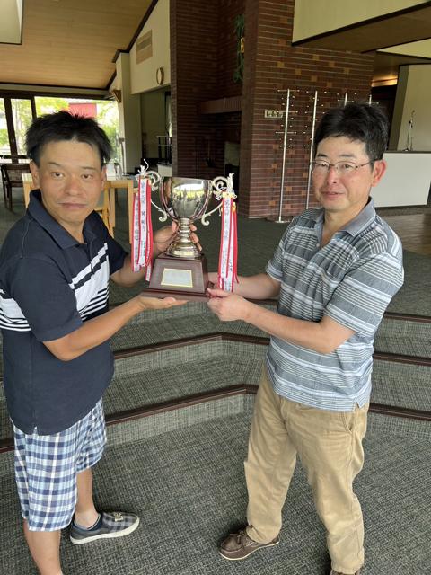 水戸グリーンC.Cで開催した8月のチャンピオン・Oさん